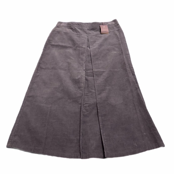 Poetry Dresses & Skirts - NWT Y2K European Vintage Poetry Corduroy Cotton Midi Skirt (Purple) UK 12/US 8